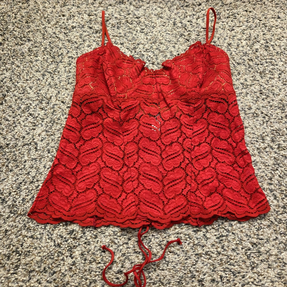 Cosabella Red Lace Camisole